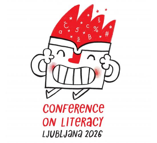 Bralna znacka Logotip za Konferenco o bralni pismenosti za spletno